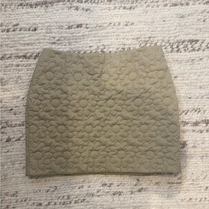 & Other Stories Quilted Floral Mini Skirt size 12